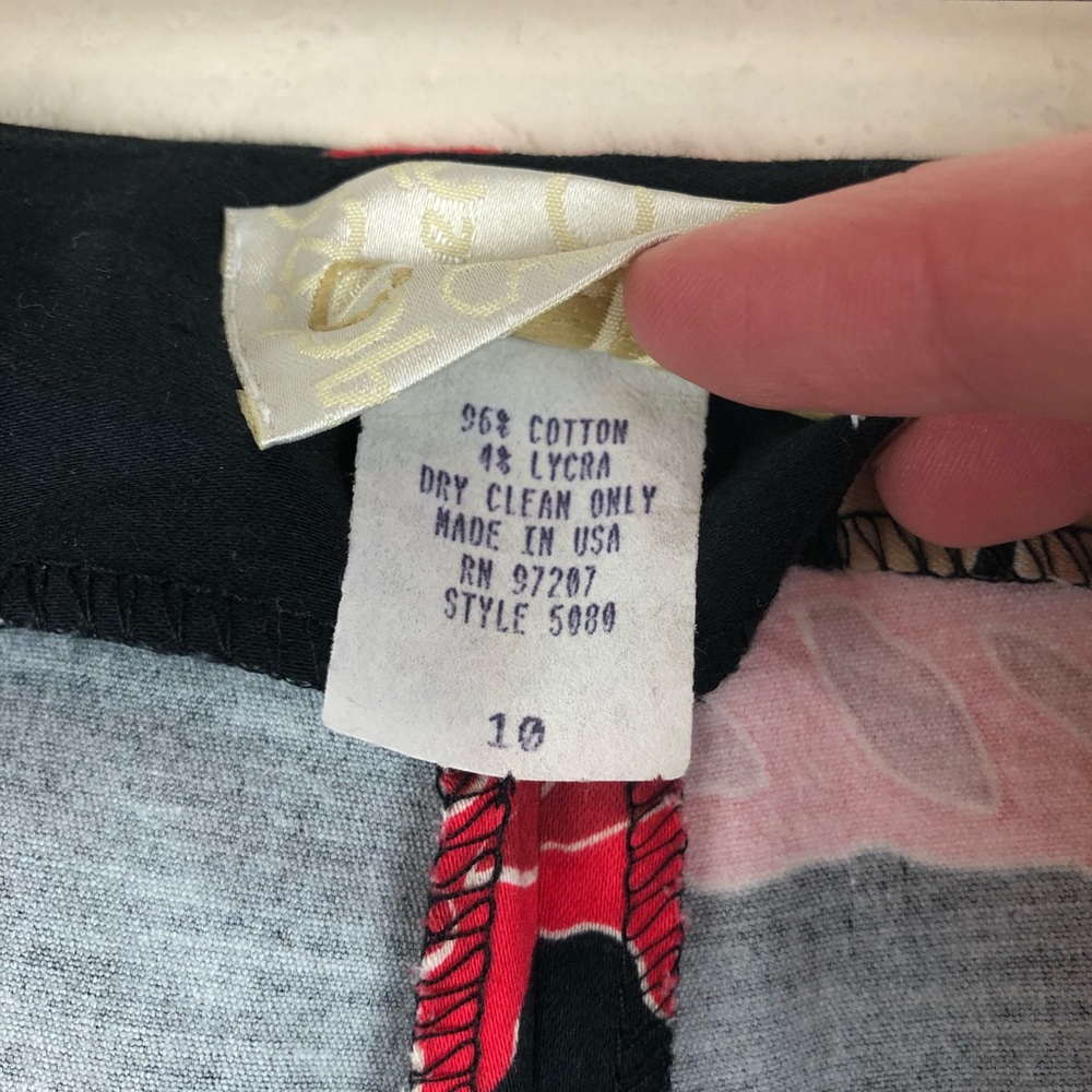 Cache | Floral Pattern Ankle Pants - image 6